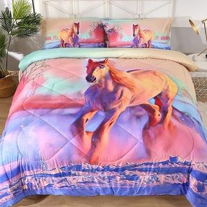 NWT Horse Design Comforter Full size